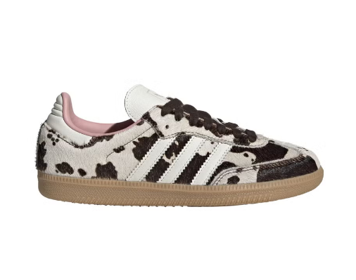 Adidas Samba OG trainers in cow print